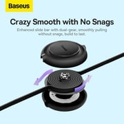 Baseus 3-in-1 USB To M+L+C Fast Charging Data Cable 1.1m Black