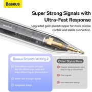 Baseus Smooth Writing 2 Series Wireless Charging Stylus White