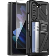 VRS Design Terra Guard Ultimate Go Case With Screen Protector Matte Black Galaxy Z Fold 5