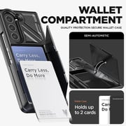 VRS Design Terra Guard Ultimate Go Case With Screen Protector Matte Black Galaxy Z Fold 5