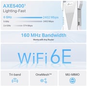 TPLink AXE5400 Mesh Wi-Fi 6E Range Extender