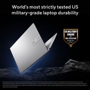 Asus Vivobook 14 (2023) Laptop - 13th Gen / Intel Core i7-1355U / 14inch FHD / 512GB SSD / 16GB RAM / Shared Intel Iris Xe Graphics / Windows 11 Home / English & Arabic Keyboard / Blue / Middle East Version - [X1404VA-EB107W]