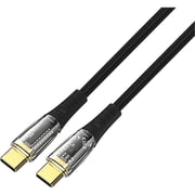Mycandy C-B200TR USB-C To USB-C Cable 1.2m Black