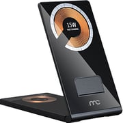 Mycandy 3-in-1 WSC-B200TR Wireless Charger Stand Black