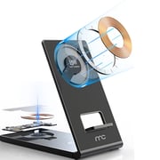 Mycandy 3-in-1 WSC-B200TR Wireless Charger Stand Black