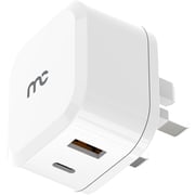 Mycandy 1 Pc Compact Travel Charger 20W White