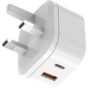 Mycandy 1 Pc Compact Travel Charger 20W White