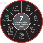 Black and Decker 7-in-1 Multifunction Digital Air Fryer AF5539-B5