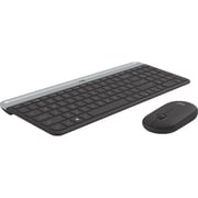 Logitech MK470 Wireless Keyboard & Mouse Combo Graphite + Logitech ZoneVibe 100 Wireless On Ear Headset Graphite