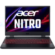Acer Nitro 5 Gaming (2022) Laptop - 12th Gen / Intel Core i7-12650H / 15.6inch FHD / 512GB SSD / 16GB RAM / 6GB NVIDIA GeForce RTX 4050 Graphics / Windows 11 Home / English & Arabic Keyboard / Black / Middle East Version - [AN515-58-707G]