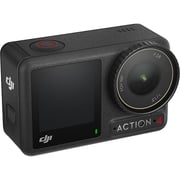 مجموعة أكشن كاميرا DJI Osmo Action 4 Standard بلون أسود