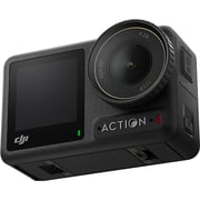 مجموعة أكشن كاميرا DJI Osmo Action 4 Standard بلون أسود