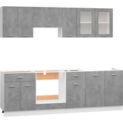 Vidaxl Kitchen Cabinet 8pc Set