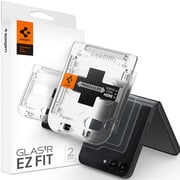Spigen GLAStR EZ-Fit for Samsung Galaxy Z Flip 5 Screen Protector outer Front screen Tempered Glass - 2 Pack
