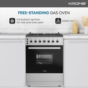 Krome Free Standing Gas Cooker KR-CR6060