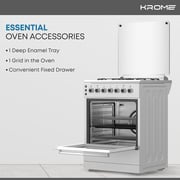 Krome Free Standing Gas Cooker KR-CR6060