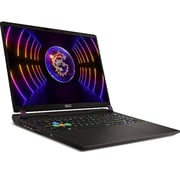 MSI VECTOR GP68HX Gaming (2023) Laptop - 13th Gen / Intel Core i9-13950HX / 16inch QHD+ / 1TB SSD / 32GB RAM / 12GB NVIDIA GeForce RTX 4080 Graphics / Windows 11 Home / English & Arabic Keyboard / Titanium Grey / Middle East Version - [13VH]