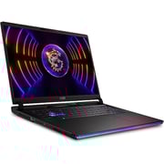 MSI RAIDER GE78HX Gaming (2023) Laptop - 13th Gen / Intel Core i9-13980HX / 17inch QHD+ / 2TB SSD / 32GB RAM / 16GB NVIDIA GeForce RTX 4090 Graphics / Windows 11 Home / English & Arabic Keyboard / Core Black / Middle East Version - [13VI]