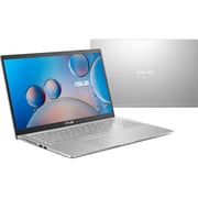 Asus Laptop - 11th Gen / Core i3-1115G4 / 15.6inch FHD / 256GB SSD / 4GB RAM / Intel Iris Graphics / Win11 Home / English & Arabic Keyboard / Silver / Middle East Version / X515EA-BQ2835W - Bundle Free Asus Bag & Mouse