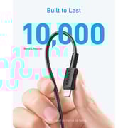 Anker USB-C To Lightning Braided Cable 1.8m Black
