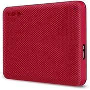 Toshiba Canvio Advance V10 Portable Hard Drive 1TB Red HDTCA10ER3AA