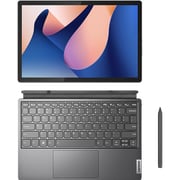 Lenovo IdeaPad Duet 5 2-in-1 Convertible (2023) Laptop - 13th Gen / Intel Core i7-1355U / 12.4inch WQXGA / 512GB SSD / 16GB RAM / Shared Intel Iris Xe Graphics / Windows 11 Home / English & Arabic Keyboard / Storm Grey / Middle East Version - [83B3002AAX]