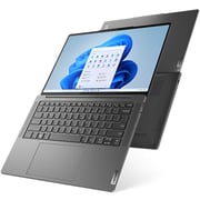 Lenovo Yoga Pro 7 14IRH8 (2023) Laptop - 13th Gen / Intel Core i7-13700H / 14.5inch 2.5K / 1TB SSD / 16GB RAM / Shared Intel Iris Xe Graphics / Windows 11 Home / English & Arabic Keyboard / Storm Grey / Middle East Version - [82Y7007JAX]