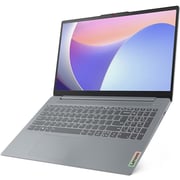 Lenovo IdeaPad Slim 3 15IAH8 (2022) Laptop - 12th Gen / Intel Core i5-12450H / 15.6inch FHD / 512GB SSD / 8GB RAM / Shared Intel UHD Graphics / Windows 11 Home / English & Arabic Keyboard / Arctic Grey / Middle East Version - [83ER001LAX]