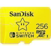 Sandisk MicroSDXC UHS I Card 256GB Yellow SDSQXAO256GGN6ZG
