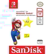 Sandisk MicroSDXC UHS I Card 256GB Yellow SDSQXAO256GGN6ZG