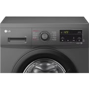 LG 8 kg Front Load Washing Machine with Direct Drive Motor, Black - F4J3TYG6J