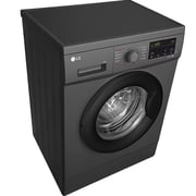 LG 8 kg Front Load Washing Machine with Direct Drive Motor, Black - F4J3TYG6J