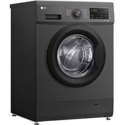 LG 8 kg Front Load Washing Machine with Direct Drive Motor, Black - F4J3TYG6J