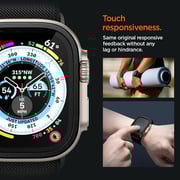 Spigen GLAStR SlimPro Screen Protector Black Apple Watch Ultra 49mm