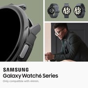Spigen Liquid Air Armor Case Black Galaxy Watch 6 44mm