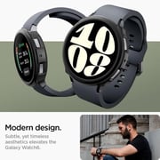 Spigen Liquid Air Armor Case Black Galaxy Watch 6 44mm