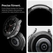 Spigen Liquid Air Armor Case Black Galaxy Watch 6 43mm