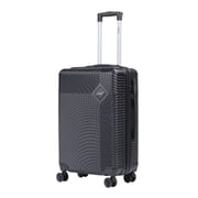 Viptour VT-T501-BK ABS Hard side 3Pcs Trolley Luggage Set Spinner Wheels with Number Lock 20/24/28 Inches Black