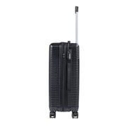 Viptour VT-T501-BK ABS Hard side 3Pcs Trolley Luggage Set Spinner Wheels with Number Lock 20/24/28 Inches Black