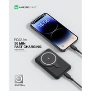 Amazing Thing Thunder Pro MagSafe Power Bank 5000mAh Black TPM5KSBK