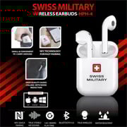 Swiss Military Delta 3 Wireless In Ear Earbuds White