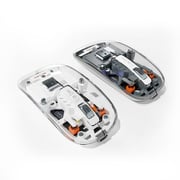 Max & Max Wireless MXM-T-900 Crystal Transparent  Mouse Grey