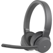 Lenovo GXD1C99241 Wireless Over Ear Headset With Charging Stand Storm Grey