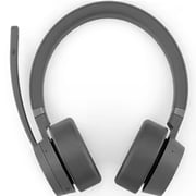 Lenovo GXD1C99241 Wireless Over Ear Headset With Charging Stand Storm Grey