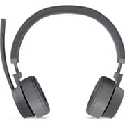 Lenovo GXD1C99241 Wireless Over Ear Headset With Charging Stand Storm Grey