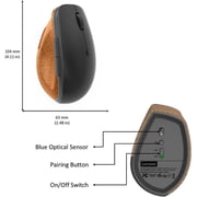 Lenovo Wireless Vertical Mouse Storm Grey