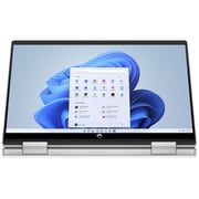 HP Pavilion x360 2-in-1 Convertible (2023) Laptop - 13th Gen / Intel Core i5-1335U / 14inch FHD / 512GB SSD / 8GB RAM / Shared Intel Iris Xe Graphics / Windows 11 Home / English & Arabic Keyboard / Natural Silver / Middle East Version - [14-EK1012NE]