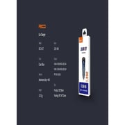 Recci Dual Output Fast Car Charger 33 Watts Clear Blue