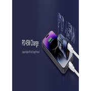 Recci Dual Output Fast Car Charger 75 Watts Transparent Blue
