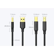 Ugreen USB 2.0 Printer Cable 1.5m Black